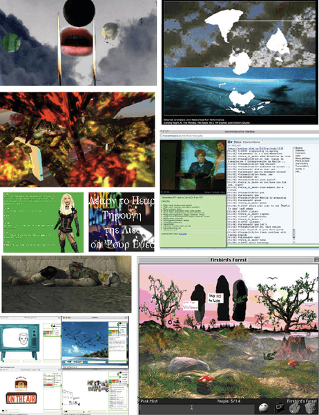 A montage of colourful imagas.